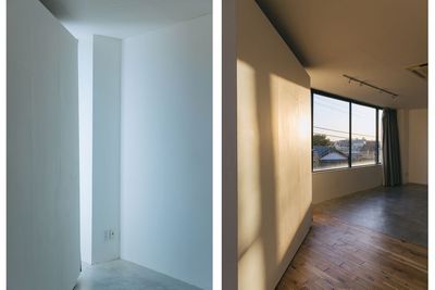 可動式の壁を利用して空間を演出したり、サイド光、逆光をお好きに活用頂けます！ - atelier obscura atelier obscura　の室内の写真