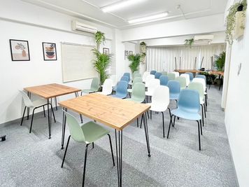 セミナー利用時（最大24席） - たまりば飯田橋 Station Frontの室内の写真