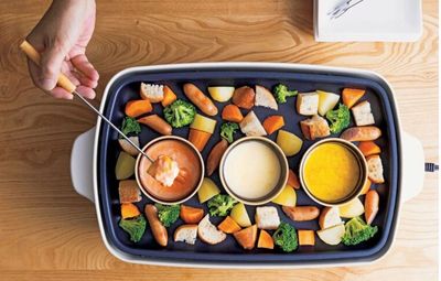 ホットプレートでチョコ&チーズフォンデュも🫕 - エクセルシオールスペース南池袋店 ✨ゴミ捨て無料✨コンクリート打ちっ放し|女子会・パーティー🍷の室内の写真