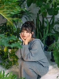 グリーンスタジオを活かしたポートレート作例 - HACONiWA 港区　撮影スタジオ レンタルスタジオのその他の写真