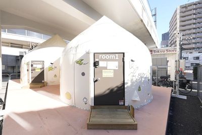 グランピング施設のようなお部屋です！ - ルービー不動前 スタジオ（ルービー 不動前 【room2】)の外観の写真