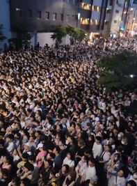 当日、マンション下はこのような混雑です。 - 浅草キッチンスタジオのその他の写真