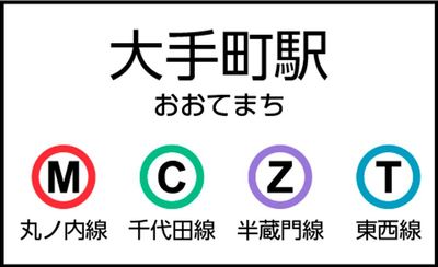 大手町駅の外観 - CocoDesk [LQ-02] 大手町駅(改札内)　半蔵門線 皇居方面改札 エスカレーター下　２番ブース CocoDesk [LQ-02]の外観の写真