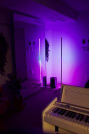 調整可能な照明 + 加湿器など、快適空間のためのアイテムが常備。 - XP&(エクスパンド) [東高円寺] 音楽マンション：24時間楽器演奏OKな完全防音スタジオ！の室内の写真
