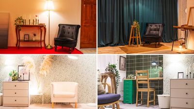 (白ホリ・スタジオスペース / 昼) 多種多様な背景・家具をご用意しているので、様々なカットの撮影を一度にすることができます - in the house / Nishiwaseda Emporium / 白ホリ＆ハウススタジオ併設の室内の写真