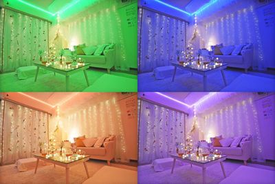 天井のLEDライトで推しのカラーに早変わり💗 - solaris 新大久保店 【新大久保駅5分】女性限定スペース solaris(ソラリス)のその他の写真