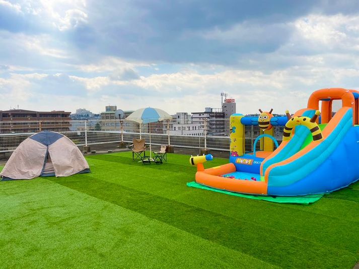 久留米中心部！ビル４階の屋上レンタルスペース - KAKEHASHI　ビル