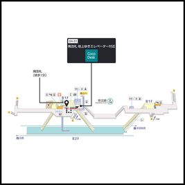 駒込駅の構内図 - CocoDesk [DA-01] 駒込駅　南改札 地上ゆきエレベーター付近　１番ブース  CocoDesk [DA-01]の室内の写真