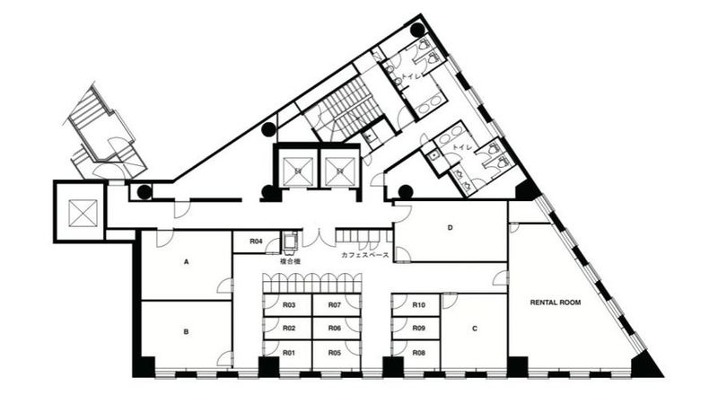 【土日祝がお得】18名着座可能なレンタルルーム - WAW品川インターシティフロント