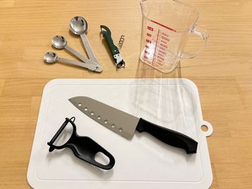 まな板、包丁、調理器具 - 【曽根崎】東梅田4分✨デート💖誕生日会🎂推し活💖 2SN 東梅田4分💖誕生日会•推し活•デートの室内の写真