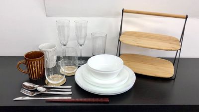 食器類 - 東梅田駅出口徒歩2分！24時間OK！ チルナログ大阪梅田03の設備の写真