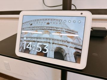 Amazon Alexa Echo。時計の代わりにご利用いただけます。 - 栄フリースペース レンタルスペース・貸会議室・コワーキング・多目的スペースの設備の写真