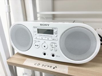 CDラジカセ：SONY製 - レンタルスタジオ「NORTHSPIN」すすきの 【札幌中心部の格安】レンタルスタジオ「NORTHSPIN」　の設備の写真