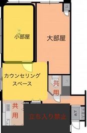 見取り図、必ずご確認ください！ - レンタルサロン池袋(健美サロンHANA) 池袋/レンタルサロン(小部屋＋リビングスペース)の室内の写真