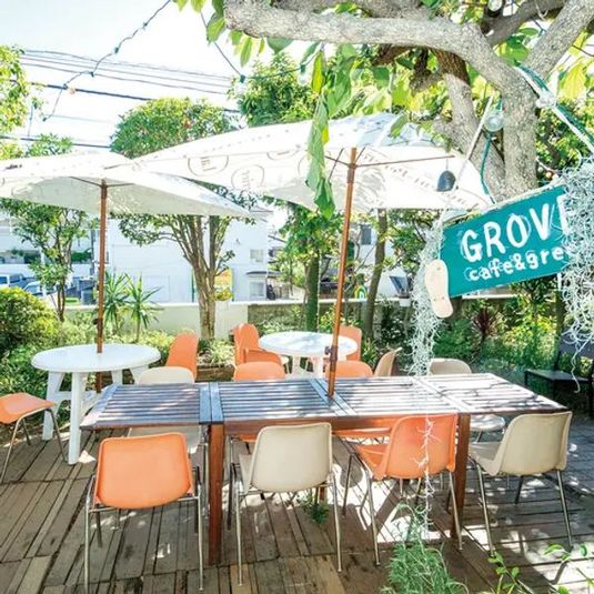 GROVE cafe&green　グローブ カフェ＆グリーン NYで修業したシェフが作る一軒家Cafeの2階です！の外観の写真