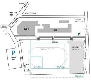 八ヶ岳コモンズ グランド（校庭）の室内の写真
