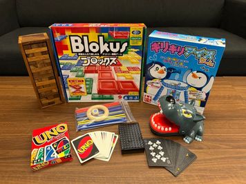 ボードゲームも各種揃えています。 - ブリックス神田 【ブリックス神田】グリーン溢れるブルックリンスタイルのスペースの設備の写真