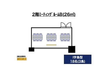 スタンダード会議室　六本木一丁目店 2階ミーティングルームBの室内の写真