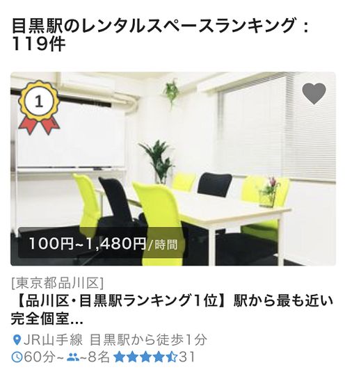 貸し会議室 - Meguro１組