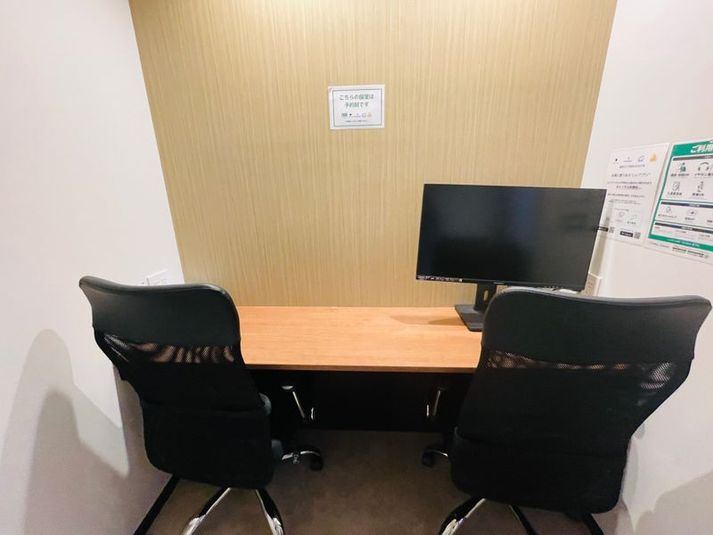 いいオフィス中野 【中野駅から1分】2名個室（ブース5）の室内の写真