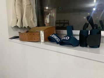 備え付けのギア - GORILLA GUB ATAGO | ゴリラハブ愛宕 【2名まで】虎ノ門ヒルズ近く。❸プラットフォームスペースの設備の写真