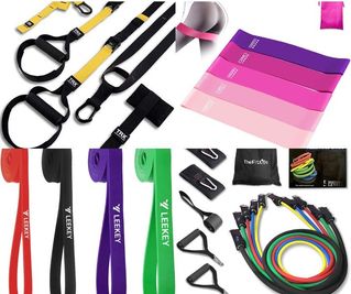 ・TRX
・ゴムバンド（強さ5種類）
・ゴムチューブ（強さ6種類）
・エクササイズバンド - WHITEGYM新宿2号店 WHITEGYM新宿2号店/レンタルジムの室内の写真