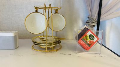 お客様とのティータイムにピッタリ - レンタルサロン AndSTAR -Luna- 赤坂店の設備の写真