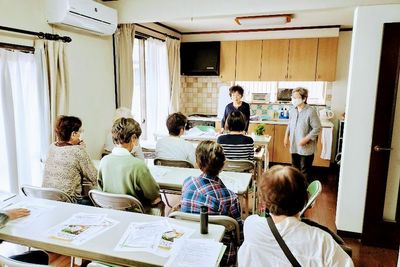 【使用風景】セミナー・講座の様子 - たすけあいハウス横浜旭 【ハウススタジオ】たすけあいハウス横浜旭の室内の写真