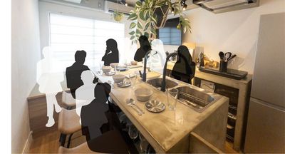 リノスぺkitchen新宿三丁目【新宿】レンタルキッチン 《人数変動プラン》リノスぺkitchen新宿三丁目【最大12名】の室内の写真