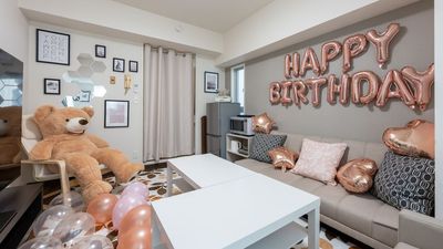 スペモ📣歓送迎会🎊池袋駅4分✨映画🎉75㌅大画面💝女子会🍷記念日🥂ゴミ無料🗃️515_みんなのスペース池袋ハレザ - 515_みんなのスペース池袋ハレザ