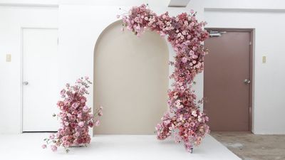 フラワーオブジェを設置した場合 - サモスタ恵比寿店 サモスタ恵比寿３号店の室内の写真