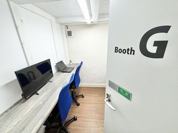 【成田駅から徒歩7分！！　550円/1h】モニター付き！完全個室ブースG - WorkWork　