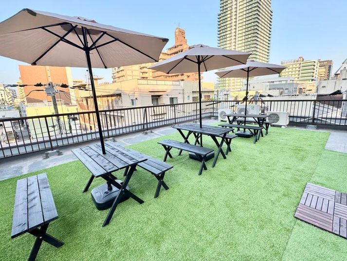 バーベキュー❗️JR三ノ宮駅徒歩5分のBBQ🍖ピザも作れる🍕 - 屋上BBQスペース