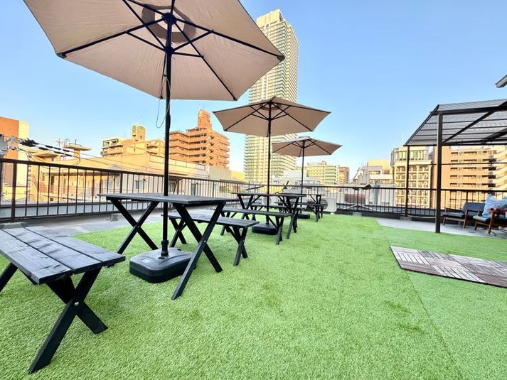 バーベキュー❗️JR三ノ宮駅徒歩5分のBBQ🍖ピザも作れる🍕 - 屋上BBQスペース