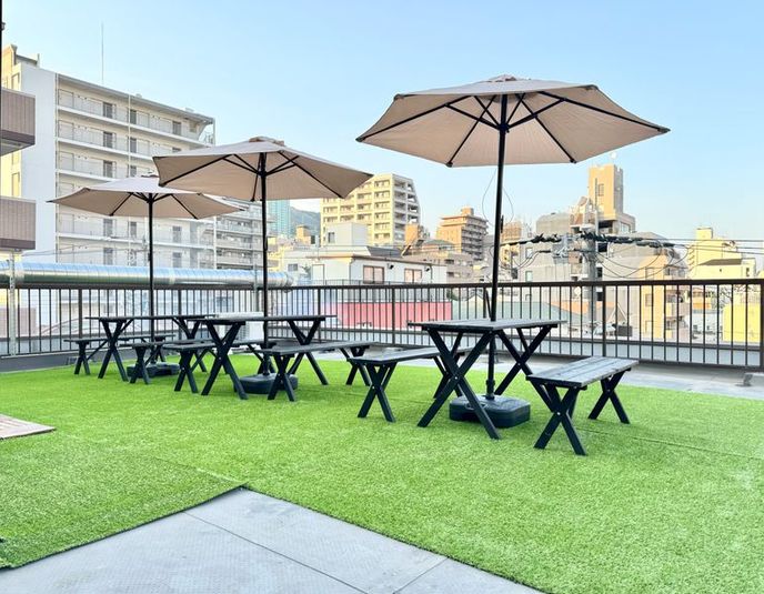バーベキュー❗️JR三ノ宮駅徒歩5分のBBQ🍖ピザも作れる🍕 - 屋上BBQスペース