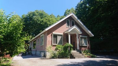 山の中にあるアメリカンな隠れ家的一軒家 - MOYS GARDEN 山の上で眺望good！テラス・ロフト付アメリカンな隠れ家的一軒家の外観の写真