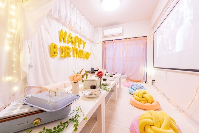 リニューアル推し活💕誕生日会💕DVD鑑賞💕最大13名[S] - 24H利用可⭐️シュシュ南久屋💕最大13名パーティ✨女子会