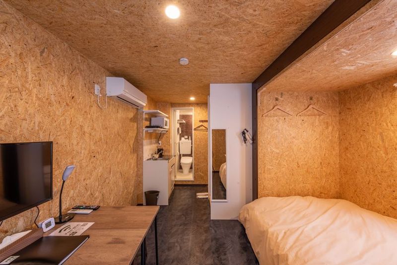 【トレーラーハウス】完全個室空間／ダブルルーム - PB STAY 甲南