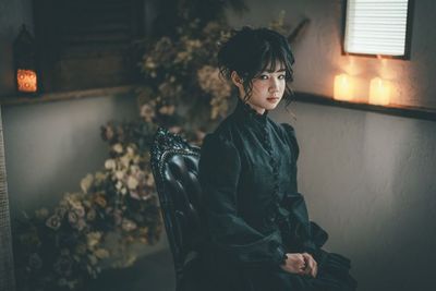 光と影を絶妙なバランスで取り入れられるようにしています - studio owl アールデコお茶の水店｜撮影スタジオ お月さまと超大型ドライフラワー造形で撮影できるフォトスタジオの室内の写真