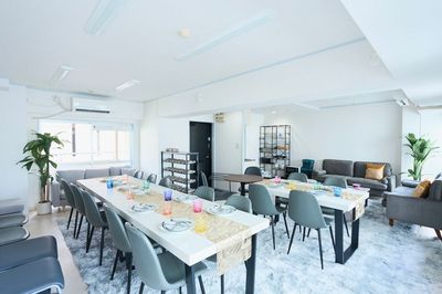 【駅徒歩6分】ゴミ捨て無料✨30名着席🛋️120㌅スクリーン🏔️Wi-Fi🛜パーティ🎊女子会👗ママ会💻打ち上げ🍺 - North名古屋_17