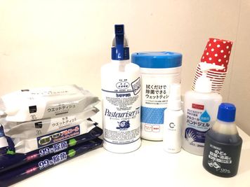 コロナウィルス対策グッツ - ココロノオフィス神楽坂セミナールームの室内の写真