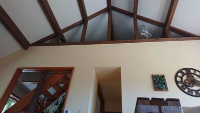 2階は秘密基地のようなロフト…ワクワク、ドキドキ - MOYS GARDEN 山の上で眺望good！テラス・ロフト付アメリカンな隠れ家的一軒家の室内の写真