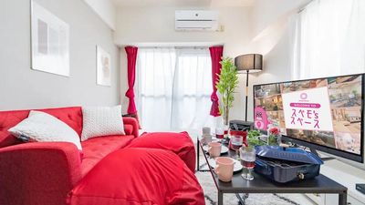 スペモ🏠歓送迎会🎊激安🪙ホワイト✕レッド🌹🛋おしゃれ女子会🌟お家デート🌷記念日🥂414_Rouge名古屋名駅前 - 414_Rouge名古屋名駅前