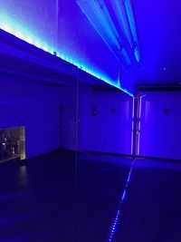 夜はLEDテープライトで幻想的な雰囲気に - ダンススタジオT‐circle ダンス・音楽・武道のレンタルスタジオ【T‐Circle】！の室内の写真