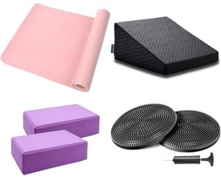 ・ヨガマット3枚
・フレックスクッション
・ヨガブロック
・バランスクッション - WHITEGYM横浜2号店 WHITEGYM横浜2号店/レンタルジムの室内の写真