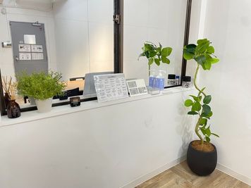 観葉植物 - 【新大阪】セミナーや研修に◎貸会議室・レンタルスペースCota 【徒歩4分】会議や研修に使えるおしゃれなオフィスビルの多目的空間の室内の写真