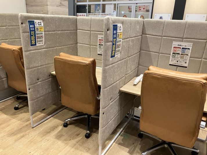 1人用席（通話・会話OK） - コインスペースイオンレイクタウンmori店