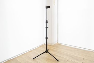 撮影にご利用ください。便利なBluetooth対応のリモコン付です。 - ⁂マシンピラティス体験レッスン専用⁂ダイエットや姿勢改善に最適☆ ⁂マシンピラティス体験レッスン専用⁂学芸大学徒歩３分☆の設備の写真