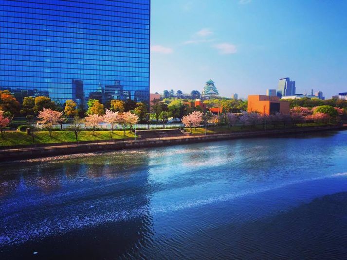 桜とリバーサイドに大阪城を一望〜 - River & Castle side space Cheers