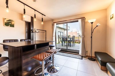 バーカウンターのある部屋 - Terrace Side 新大久保 604 Space Side (604)の室内の写真